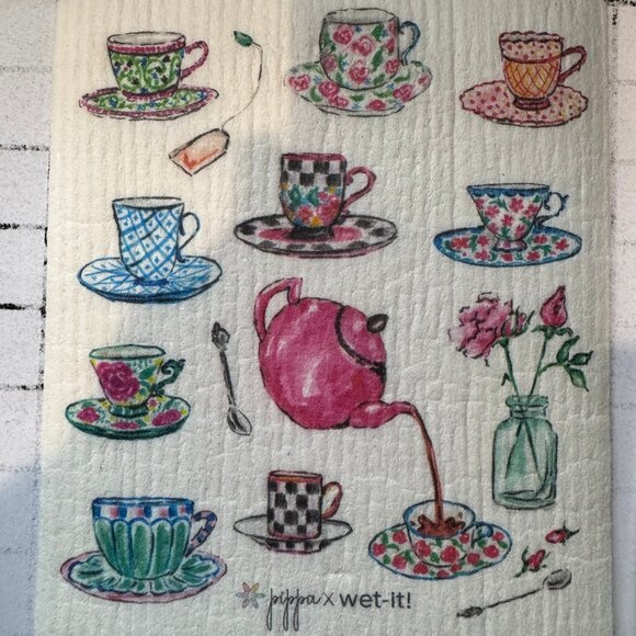 Wet-It! Swedish Treasures Dishcloth & Cleaning Cloth -Set of 2 - Picture 3 of 4